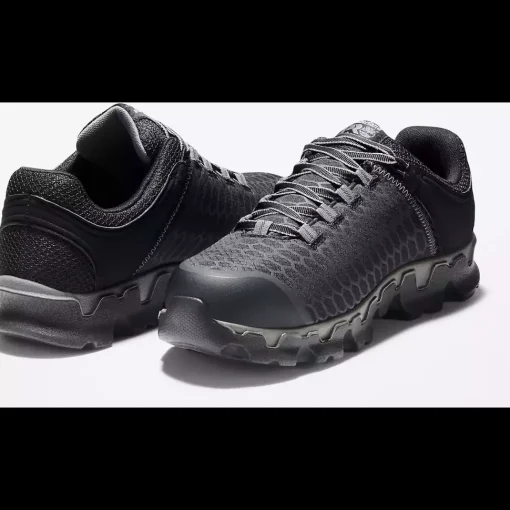 Timberland Pro Men's Powertrain Alloy Toe Sneaker Work Shoe -Black- TB1A176A001