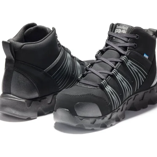 Timberland PRO Men's Powertrain Alloy Toe Mid Work Boot - TB1A11QF001