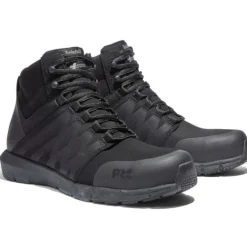Timberland Pro Men's Radius Mid Comp Toe Work Boot- Black- TB1A28WF001