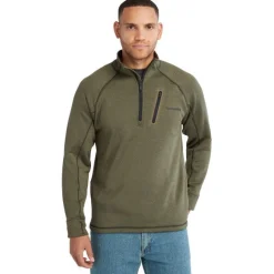 Timberland Pro Men's Reaxion 1/4 Athletic Fleece Jacket -Green- TB0A55RV369