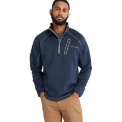 Timberland Pro Men's Reaxion 1/4 Athletic Fleece Jacket -Navy- TB0A55RV440