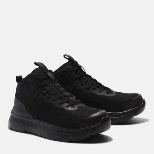 Timberland Pro Men's Setra CT Athletic Sneaker Work Shoe Black- TB0A5PMP001