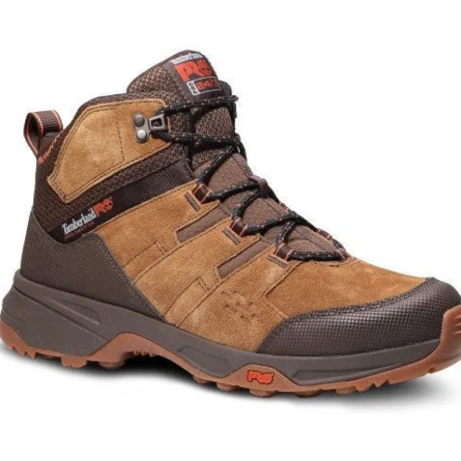 Timberland Pro Men's Switchback LT Steel Toe Work Boot- Brown- TB1A2MTA214