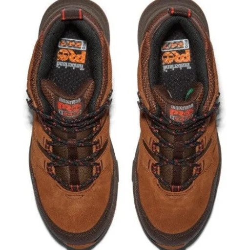 Timberland Pro Men's Switchback LT Steel Toe Work Boot- Brown- TB1A2MTA214