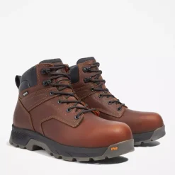 Timberland Pro Men's Titan EV 6" WP Comp Toe Work Boot -Brown- TB0A42FY214