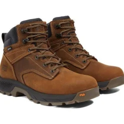 Timberland Pro Men's Titan EV 6" Soft Toe WP Work Boot- Brown- TB1A5M2T214