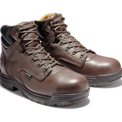Timberland PRO Men's TiTAN 6" Alloy Toe WP Work Boot Mocha TB126078242