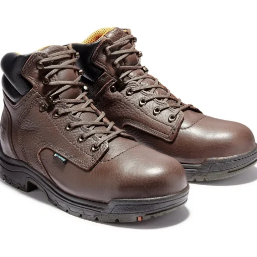 Timberland PRO Men's TiTAN 6" Alloy Toe WP Work Boot Mocha TB126078242