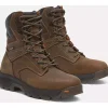 Timberland Pro Men's Titan EV 8" Comp Toe WP Work Boot -Brown- TB0A66QQEM4