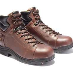 Timberland PRO Men's TiTAN 6" Alloy Toe Work Boots -Brown- TB150506242