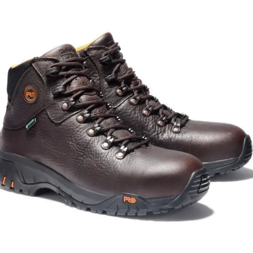 Timberland Pro Men's Titan Alloy Toe WP Slip Resist Work Boot -Brown- TB185520214