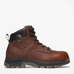 Timberland Pro Men's Titan EV 6" WP Comp Toe Work Boot -Brown- TB0A42FY214