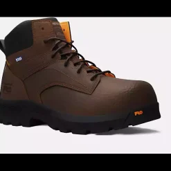Timberland Pro Men's Titan Ev 6" Comp Toe Work Boot -Brown- TB0A61PF214