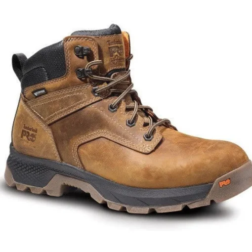Timberland Pro Men's Titan EV 6" Soft Toe WP Work Boot- Brown- TB1A5M2T214