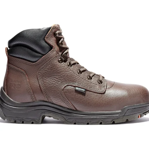 Timberland PRO Men's TiTAN 6" Alloy Toe WP Work Boot Mocha TB126078242