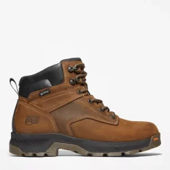Timberland Pro Men's Titan EV 6" WP Soft Toe Work Boot -Brown- TB0A5M2T214