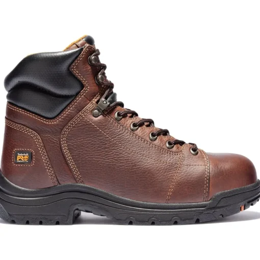 Timberland PRO Men's TiTAN 6" Alloy Toe Work Boots -Brown- TB150506242