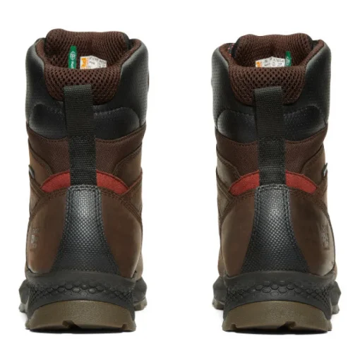 Timberland Pro Men's Titan Ev 8" Comp Toe WP 400G Work Boot- Brown- TB0A5RBP214