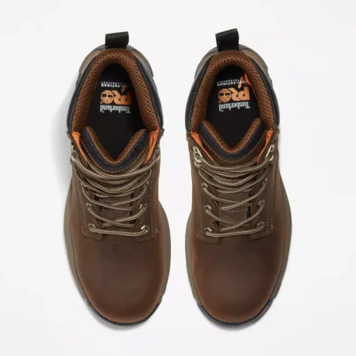Timberland Pro Men's Titan EV 6" WP Comp Toe Work Boot -Brown- TB0A5NF6214