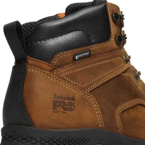 Timberland Pro Men's Titan EV 6" Soft Toe WP Work Boot- Brown- TB1A5M2T214