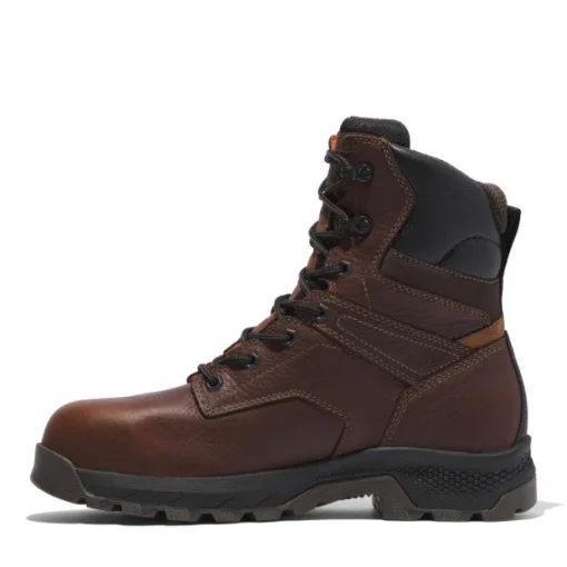 Timberland Pro Men's Titan Ev 8" Comp Toe WP Work Boot - Brown - TB0A5U4Y214