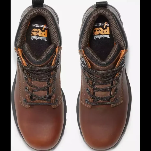 Timberland Pro Men's Titan EV 6" Comp Toe WP Work Boot -Brown- TB1A42FY214