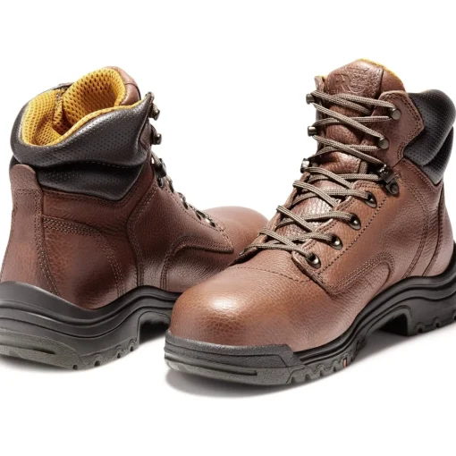 Timberland PRO Men's TiTAN 6" Alloy Toe Work Boot Coffee - TB026063214