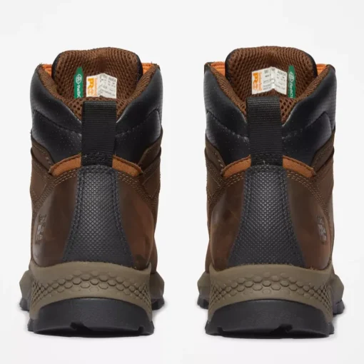 Timberland Pro Men's Titan EV 6" WP Comp Toe Work Boot -Brown- TB0A5NF6214