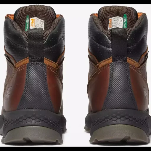 Timberland Pro Men's Titan EV 6" Comp Toe WP Work Boot -Brown- TB1A42FY214