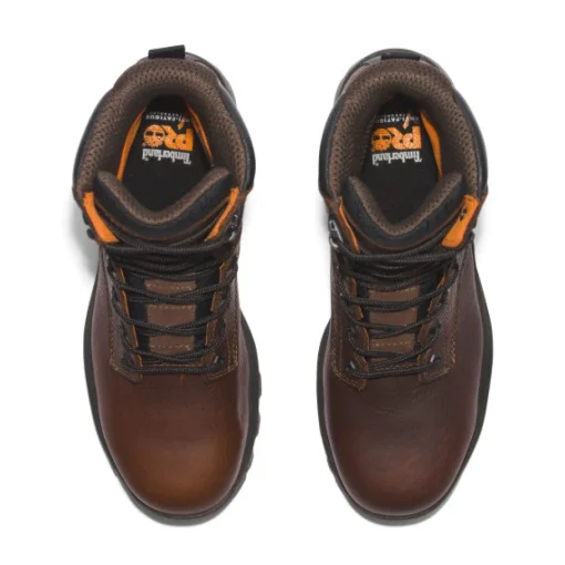 Timberland Pro Men's Titan Ev 8" Comp Toe WP Work Boot - Brown - TB0A5U4Y214