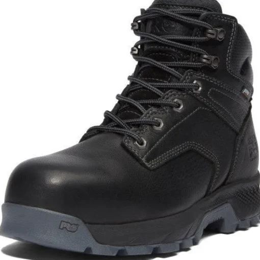 Timberland Pro Men's Titan EV 6" Comp Toe WP Work Boot- Black- TB1A42GN001