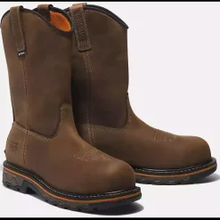 Timberland Pro Men's True Grit Comp Toe WP Work Boot -Brown- TB0A5WZB214