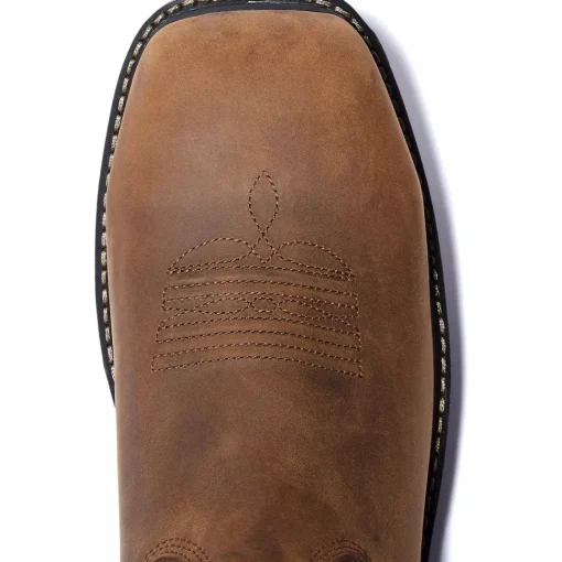 Timberland Pro Men's True Grit Comp Toe WP Pull-On Western Work Boot- TB0A24BH214