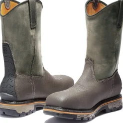 Timberland Pro Men's True Grit Comp Toe WP Pull-On Work Boot- TB0A2297214