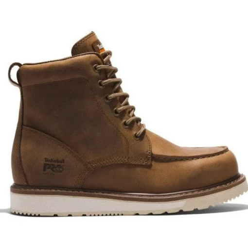 Timberland Pro Men's Wedge 6" Soft Toe Work Boot - Brown - TB1A5SXH214