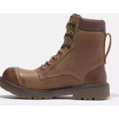 Timberland Pro Men's Whitman 6" Comp Toe WP Work Boot -Brown- TB0A6797EM4