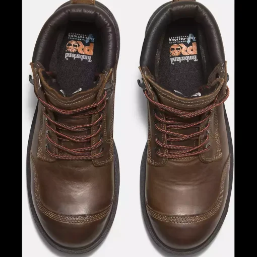Timberland Pro Men's Whitman 6" Comp Toe WP Work Boot -Brown- TB0A677YW01