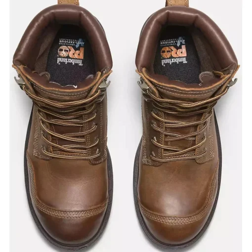 Timberland Pro Men's Whitman 6" Comp Toe WP Work Boot -Brown- TB0A6797EM4