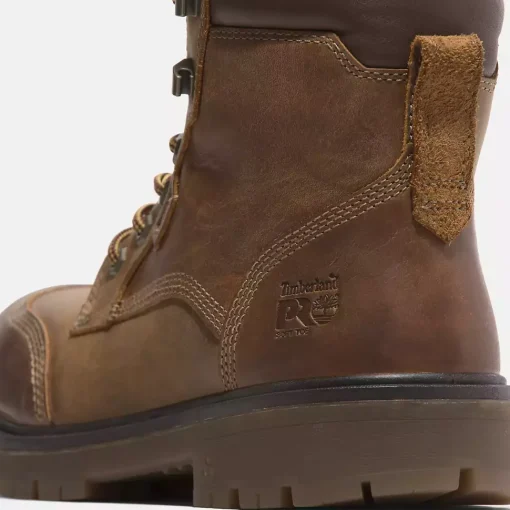 Timberland Pro Men's Whitman 6" Soft Toe WP Work Boot -Brown- TB0A678KEM4