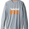 Timberland Pro Men's Wicking Good Long Sleeve Work T-Shirt - Grey - TB0A1128067