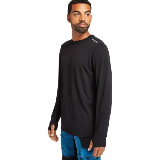 Timberland Pro Men's Wicking Good Long Sleeve T-Shirt - Black - TB0A1128015