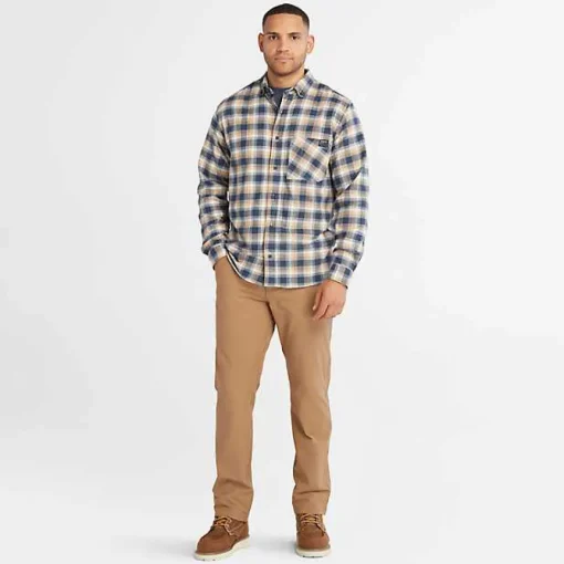 Timberland Pro Men's Woodfort Lightweight Flex Shirt -Wheat- TB0A64AWP50