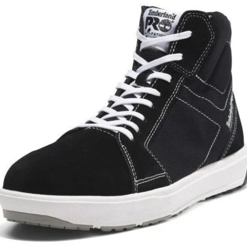 Timberland Pro Unisex Berkley HI Comp Toe Work Shoe- Black- TB1A5QN6001