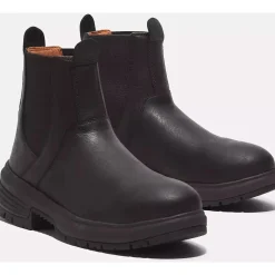 Timberland Pro Women's Birchline 6" CT Slip Resist Work Boot Blackout- TB0A66B7EL2