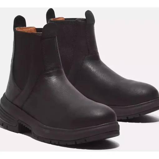 Timberland Pro Women's Birchline 6" CT Slip Resist Work Boot Blackout- TB0A66B7EL2