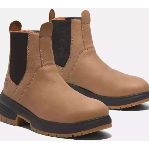 Timberland Pro Women's Birchline 6" CT Slip Resist Work Boot -Brown- TB0A669YEM8
