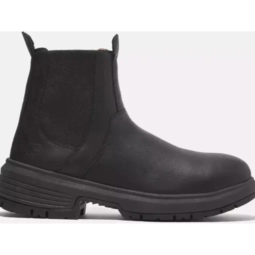 Timberland Pro Women's Birchline 6" CT Slip Resist Work Boot Blackout- TB0A66B7EL2