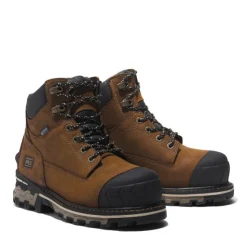 Timberland Pro Women's Boondock 6" Comp Toe WP Work Boot - Brown - TB0A5R9T214