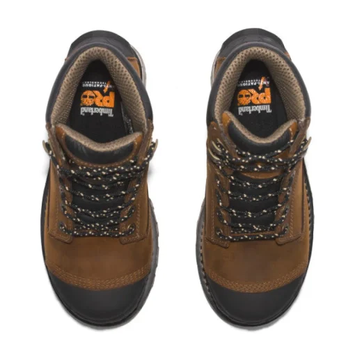 Timberland Pro Women's Boondock 6" Comp Toe WP Work Boot - Brown - TB0A5R9T214