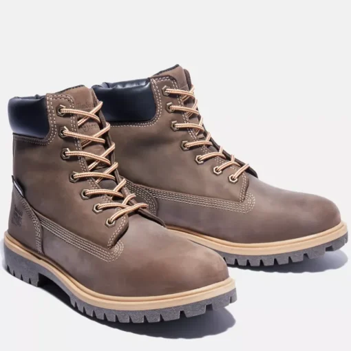 Timberland Pro Women's Direct Attach 6" WP Work Boot -Brown- TB0A2R2A214